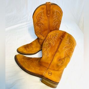 Vintage Double-H Men’s Western Cowboy Boots